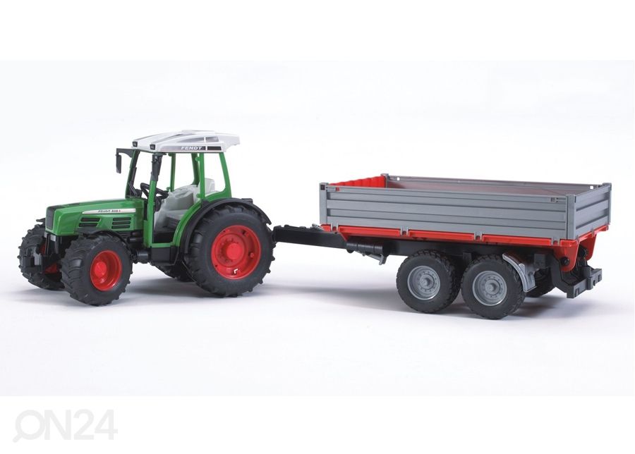 FENDT 209S traktori+peräkärry 1:16 BRUDER kuvasuurennos