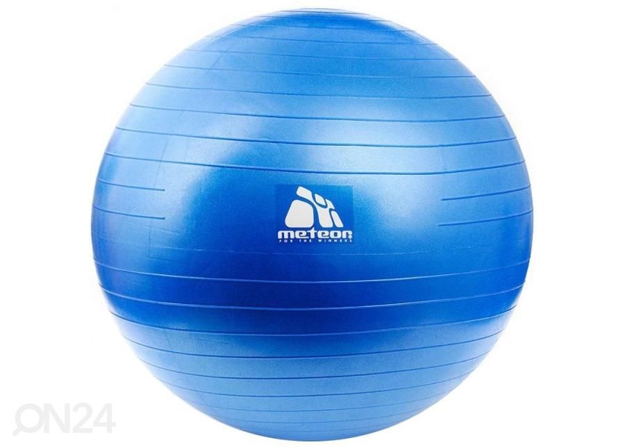 Fitnesspallo Meteor 65 cm pumpulla sininen 31133 kuvasuurennos