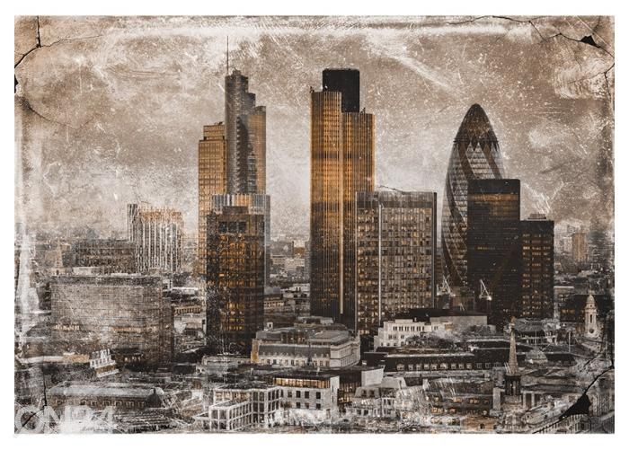 Fleece-kuvatapetti Art Mural City Of London 400x260 cm kuvasuurennos
