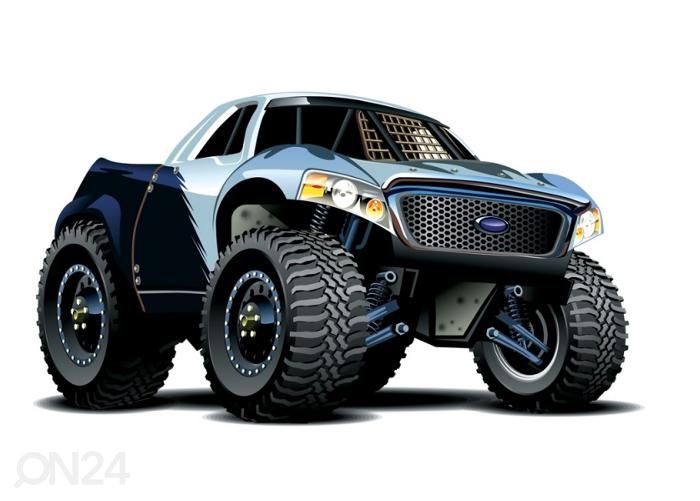 Fleece-kuvatapetti Buggy Truck 368x254 cm kuvasuurennos