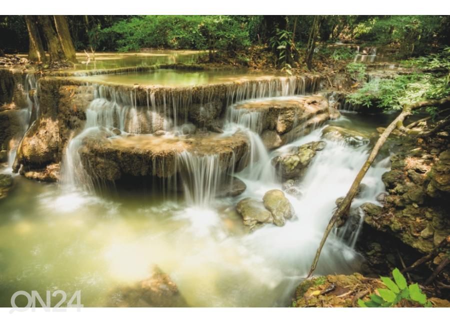 Fleece kuvatapetti Cascade Waterfall 400x260 cm kuvasuurennos