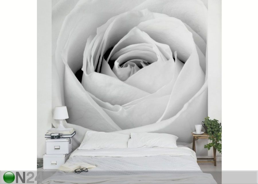 Fleece-kuvatapetti CLOSE UP ROSE kuvasuurennos