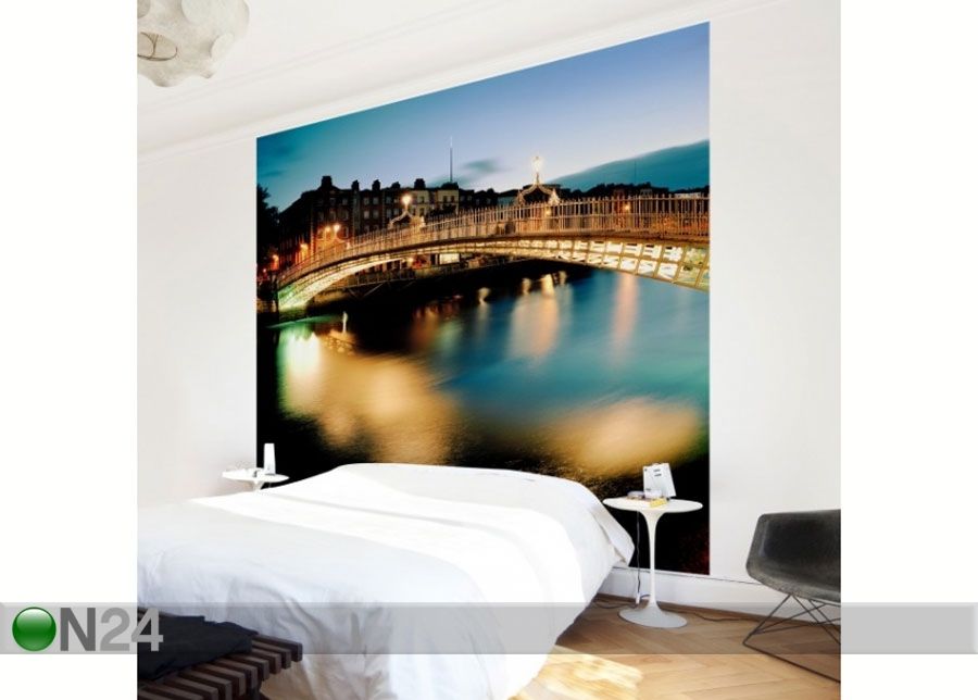 Fleece-kuvatapetti HA'PENNY BRIDGE kuvasuurennos