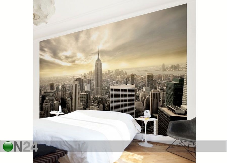 Fleece-kuvatapetti MANHATTAN DAWN kuvasuurennos