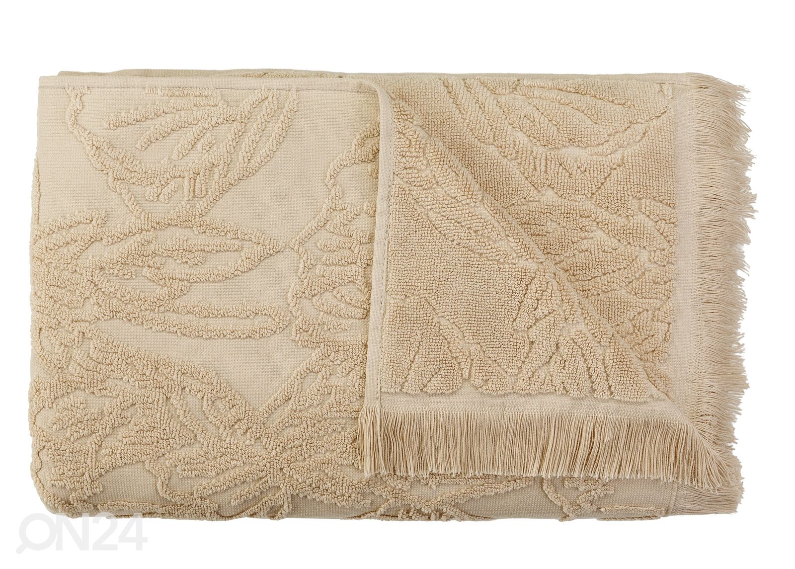 Froteepyyhe Blossom Blossom, beige 48x90 cm kuvasuurennos