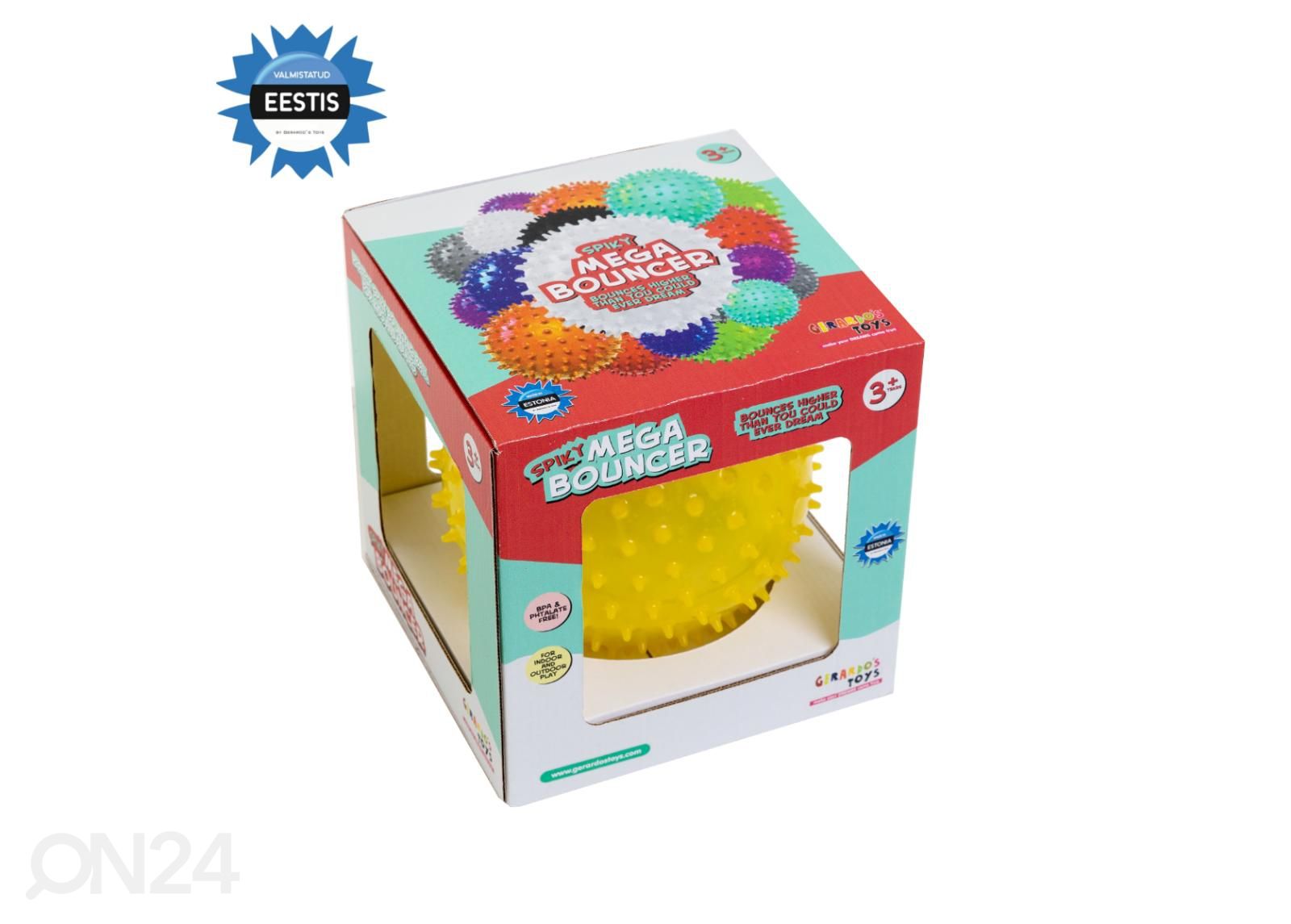 Gerardo's Toys Nagadega mega pomppupallo laatikossa 18 cm kuvasuurennos