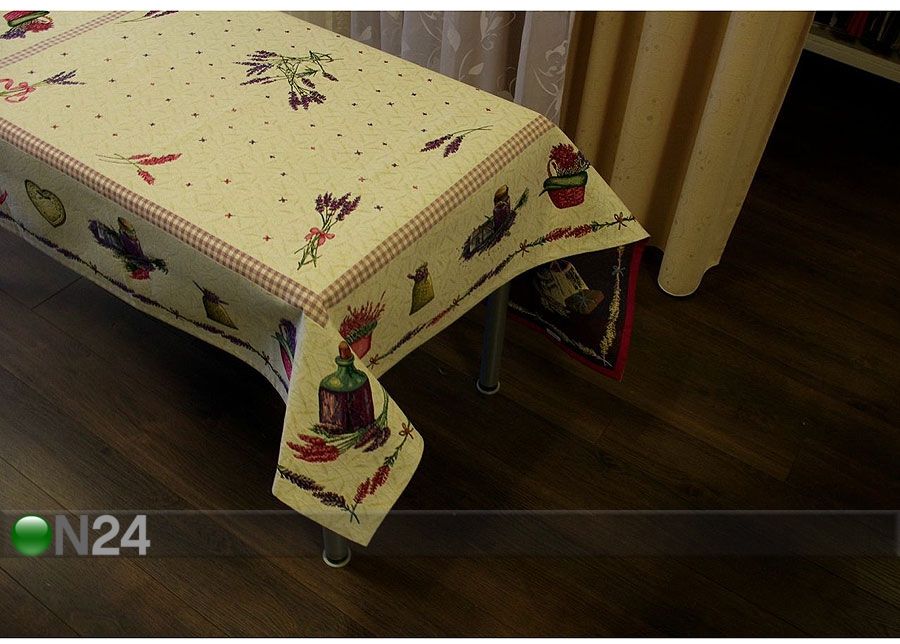 Gobeliini pöytäliina LAVANDA 140x140 cm kuvasuurennos