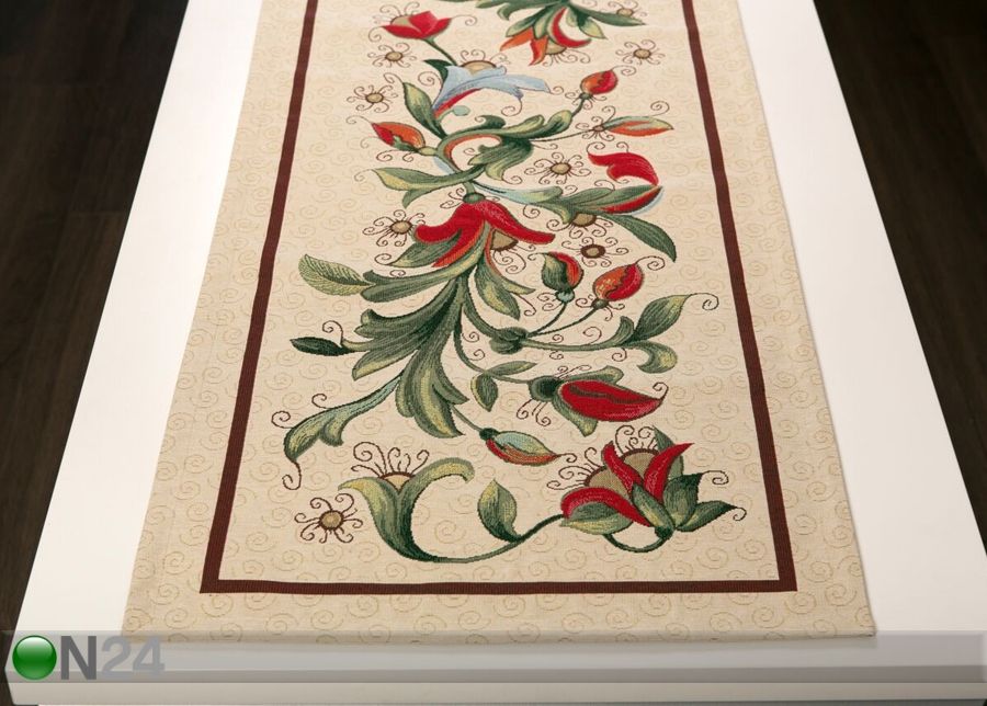Gobeliinikangas kaitaliina Fiore 45x146 cm kuvasuurennos