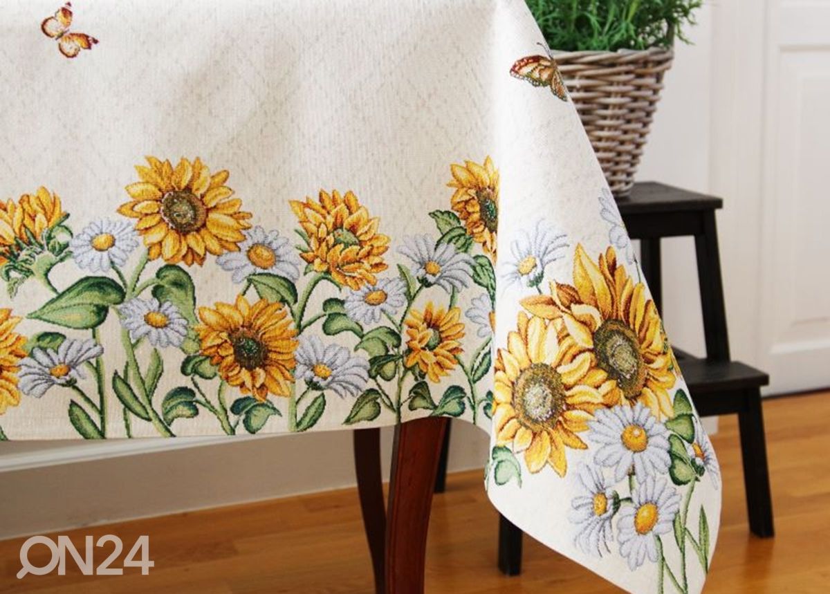Gobeliinikankainen pöytäliina Mirasol 140x220cm kuvasuurennos