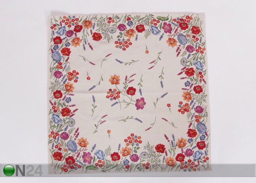 Gobeliinikankainen pöytäliina Poppy 100x100 cm kuvasuurennos