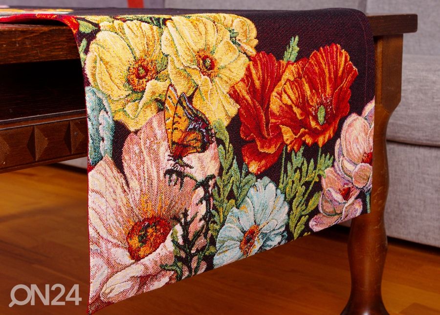 Gobeliinikankainen pöytäliina Torrejon 45x140 cm kuvasuurennos