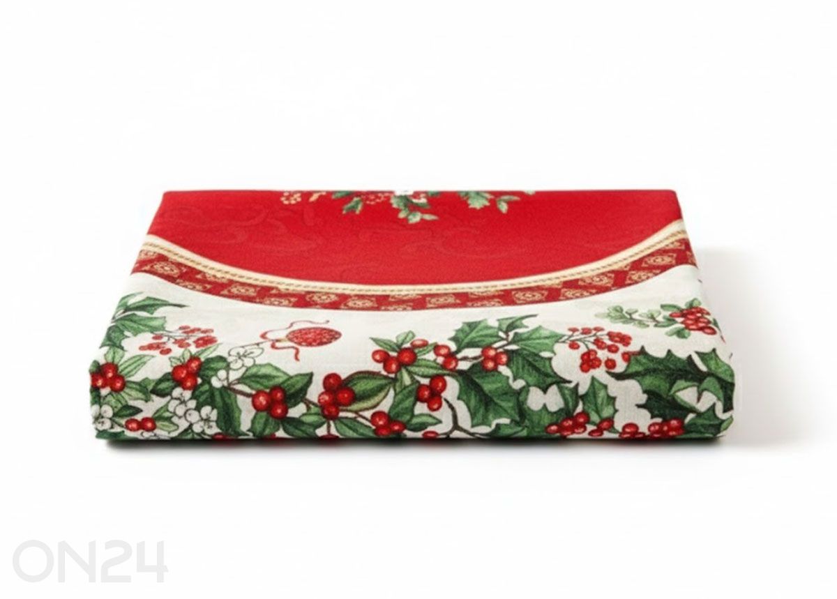 Gobeliinikankainen pyöreä joululiina Gingle Ø137 cm kuvasuurennos