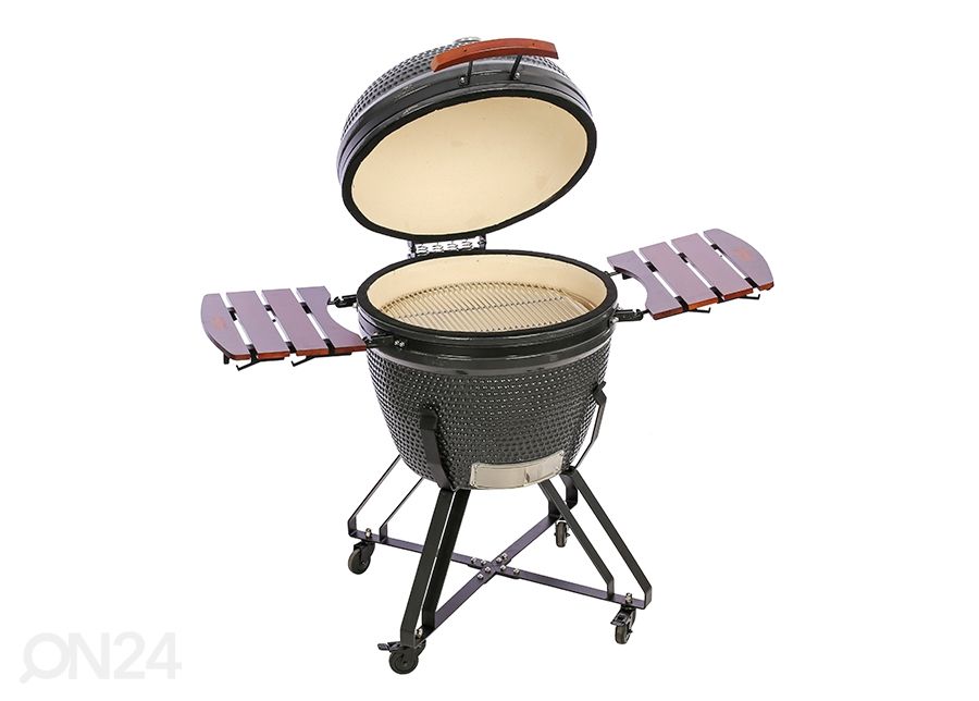 Grilli TunaBone Kamado Classic TBG26GRAY-01, 26", tummanharmaa kuvasuurennos