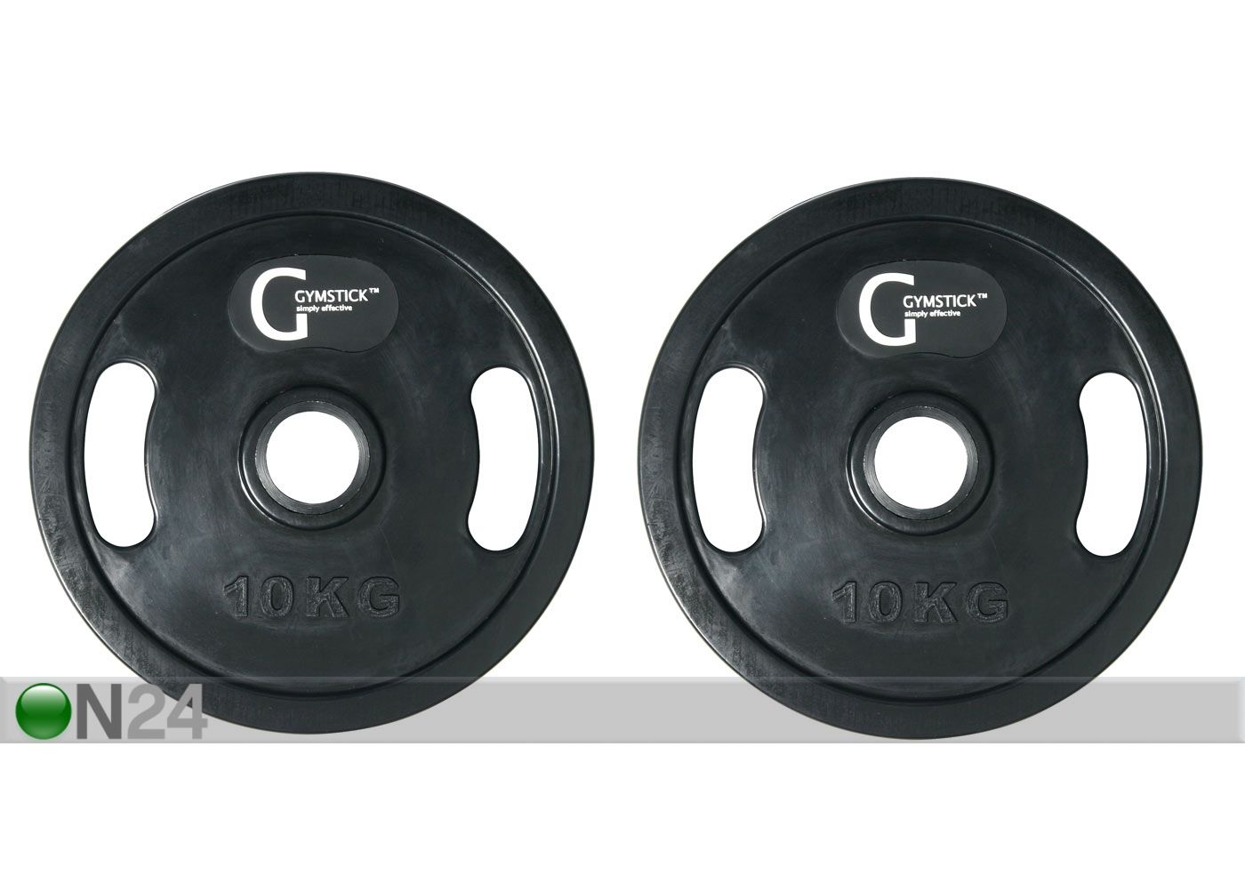 Gymstick Levypaino OLYMPIC 10 kg, 2 kpl kuvasuurennos