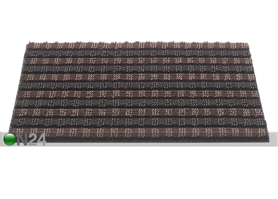 Harjasmatto Quadro Scrape 40x60cm, ruskea kuvasuurennos