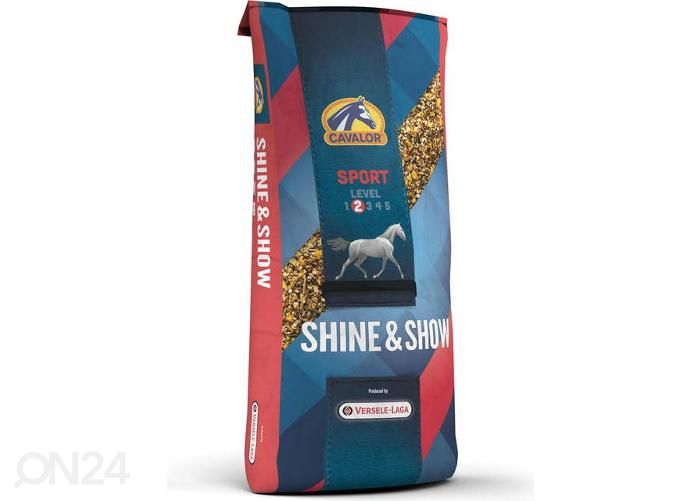 Hevosen täysravinto shine&show 20 kg kuvasuurennos