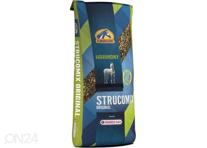 Hevosen täysravinto strucomix original 15 kg kuvasuurennos
