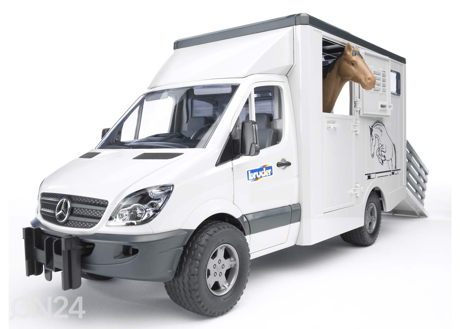 Hevoskuljetusauto MERCEDES-BENZ kuvasuurennos