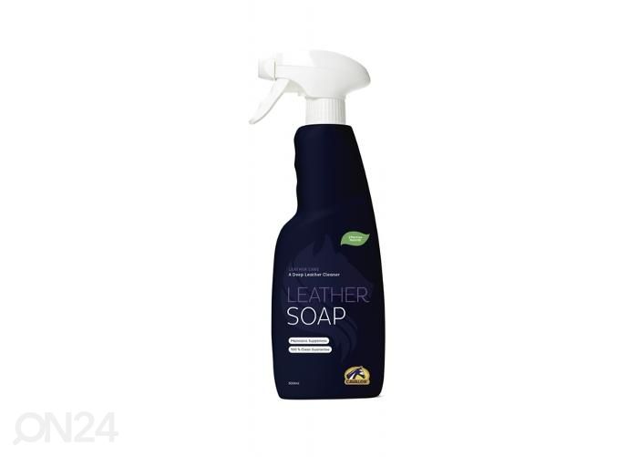 Hevosvarusteiden saippua leather soap 250ml kuvasuurennos