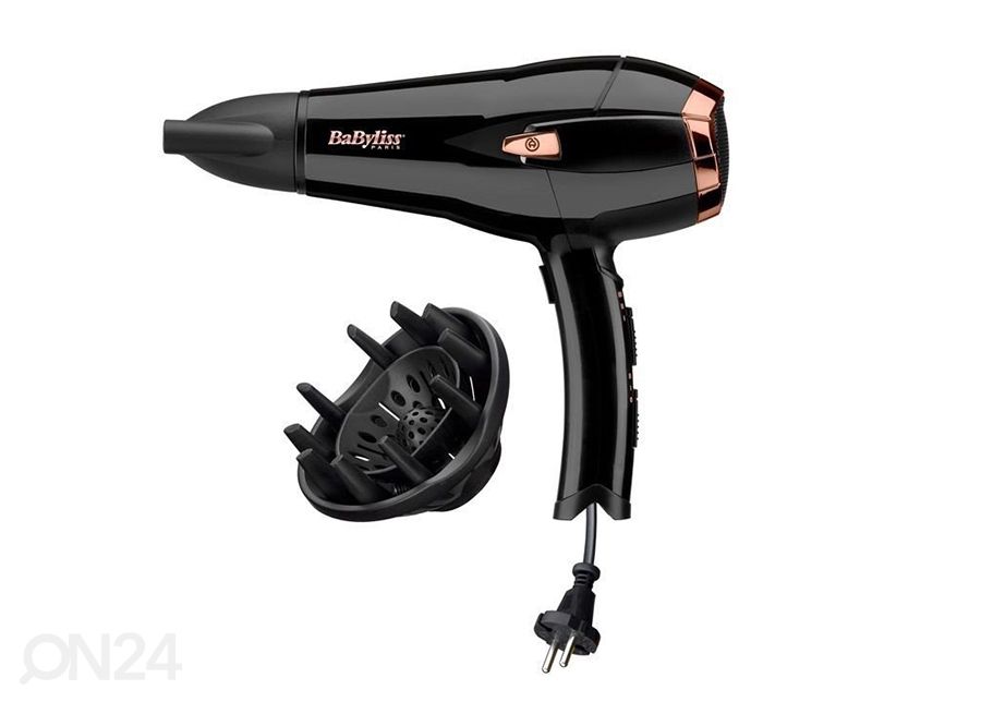 Hiustenkuivaaja Babyliss 2000 W, sisäänvedettävä johto kuvasuurennos