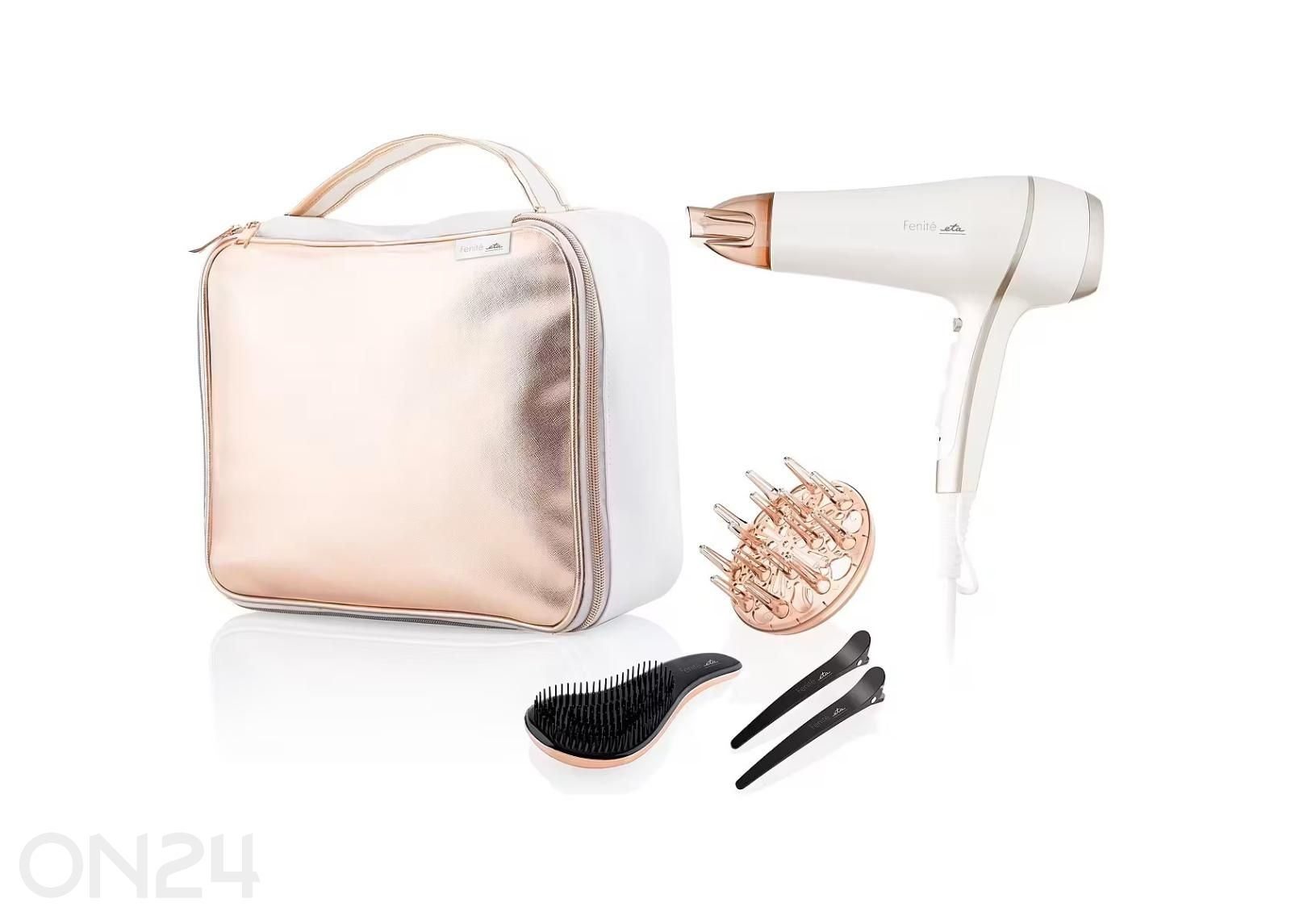 Hiustenkuivaaja ETA 732090010, 2400 W, ionitoiminnolla, valkoinen/vaaleanpunainen kuvasuurennos