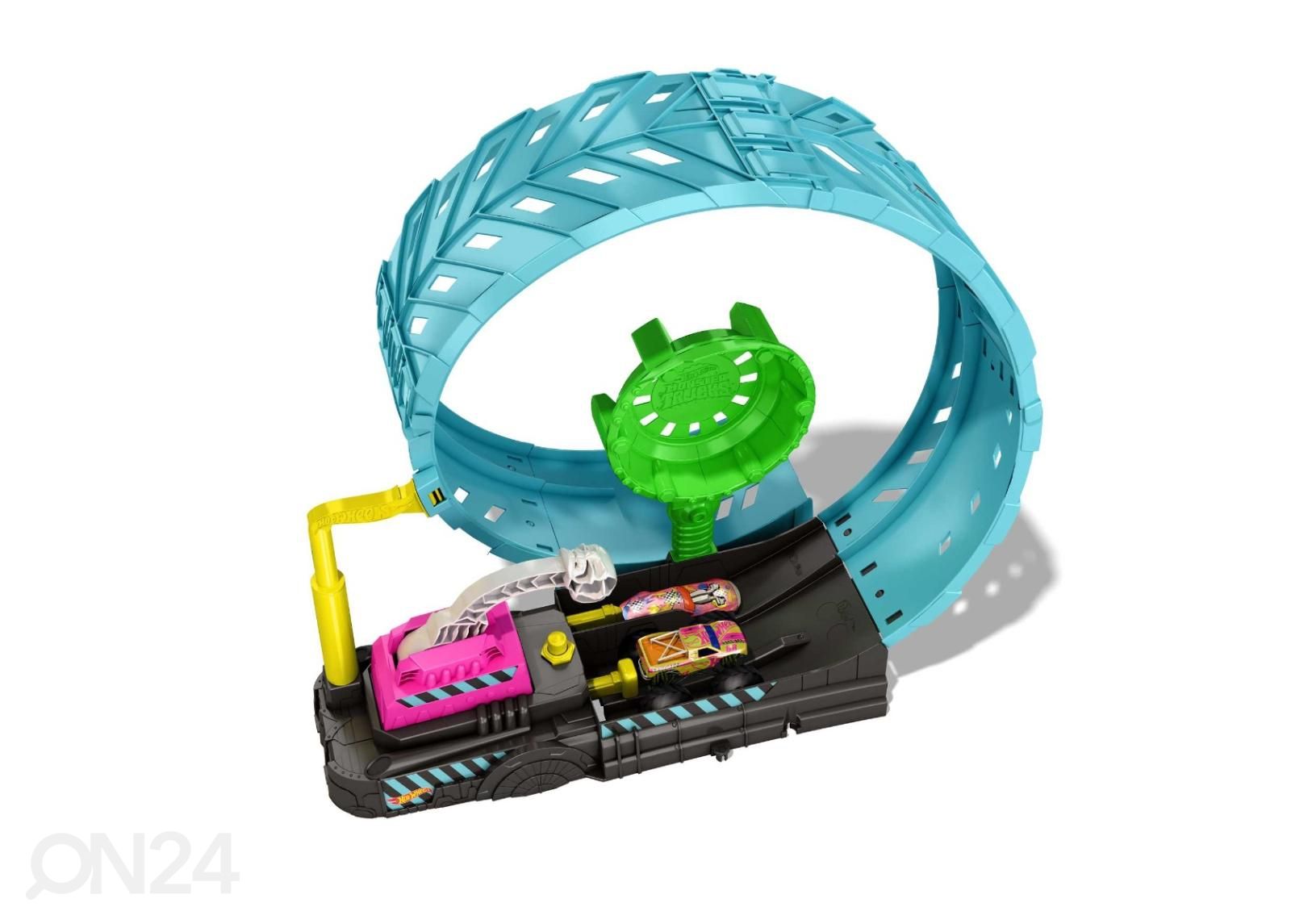 Hot Wheels® Monster Trucks® pimeässä hehkuva kuoleman solmun rata kuvasuurennos