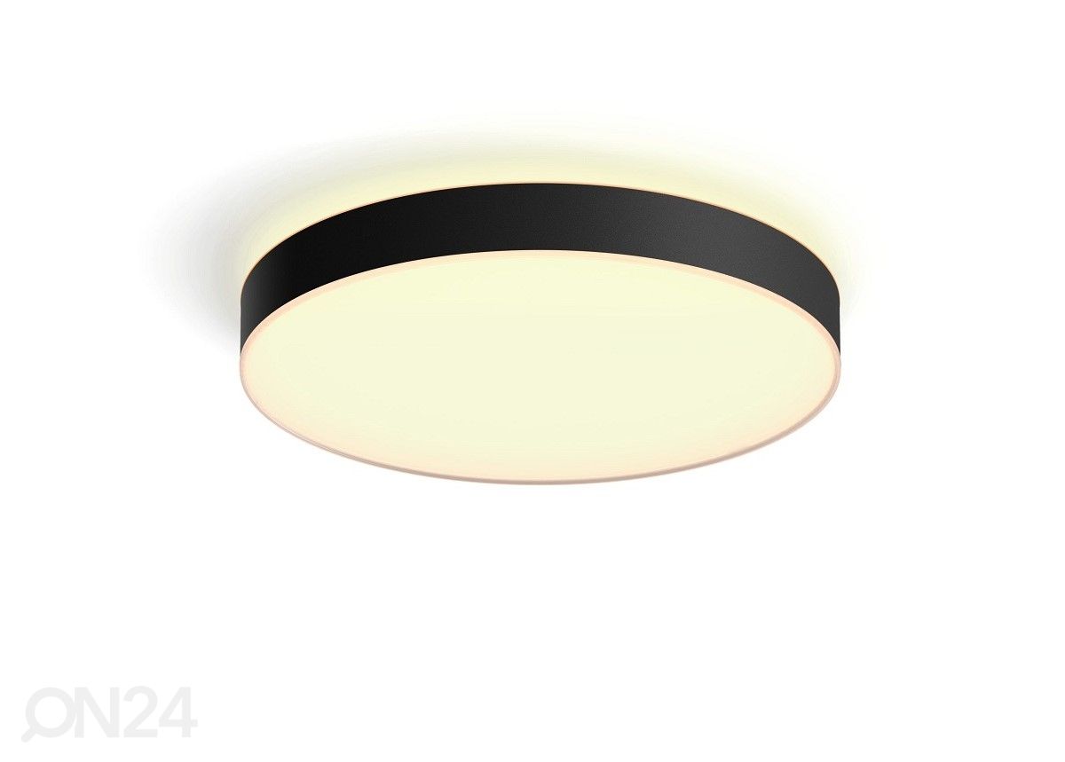 Hue White ambiance Enrave L kattovalaisin 1x33,5 W mustalla kaukosäätimellä Ø 42,5 cm kuvasuurennos