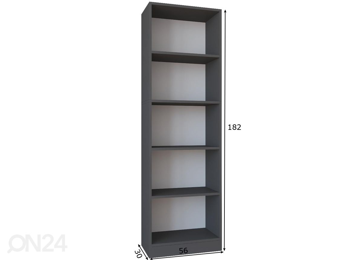 Hylly Dilos XL 56 cm kuvasuurennos mitat