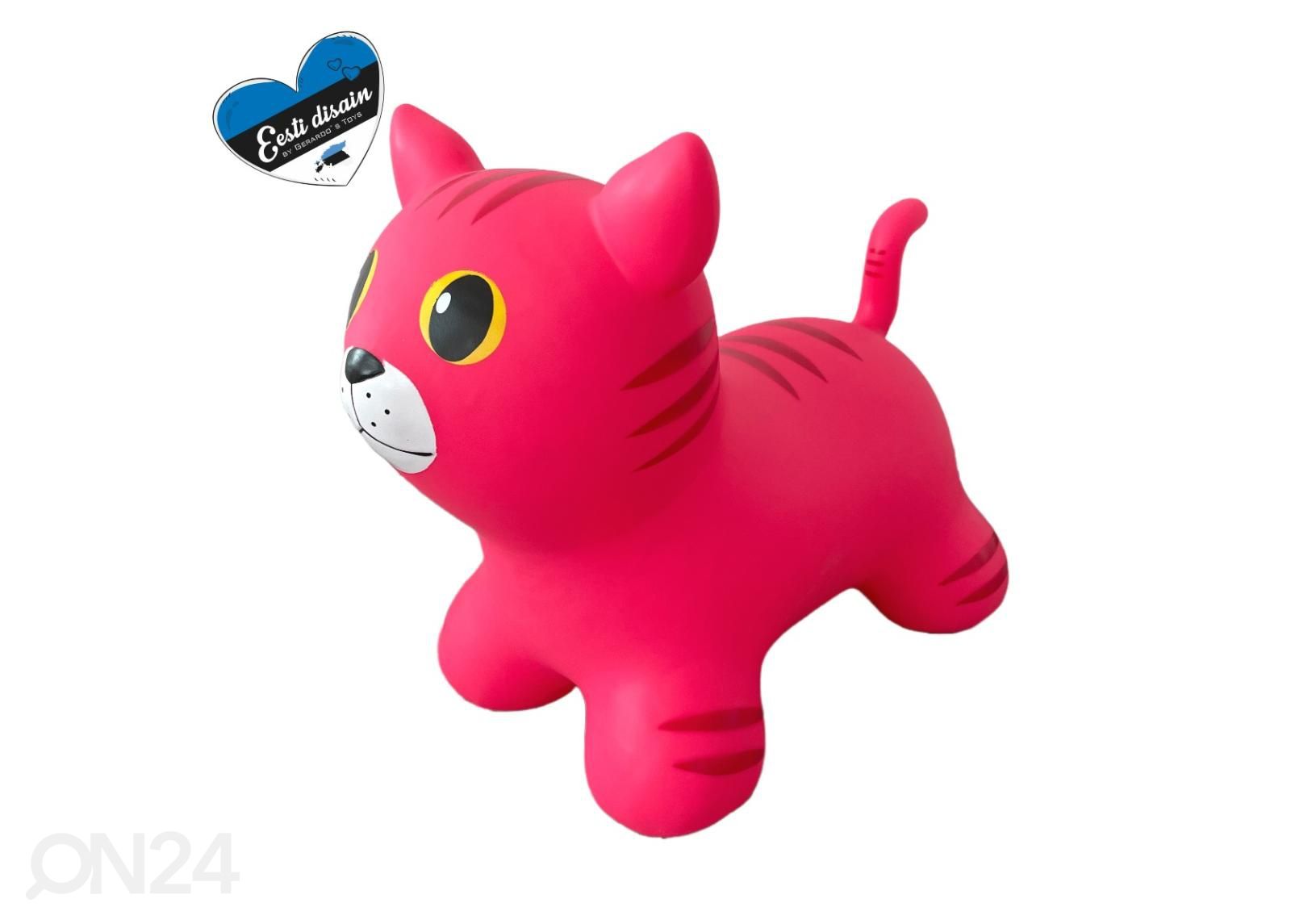 Hyppylelu Jumpy Kissa pinkki sa Gerardo's Toys kuvasuurennos