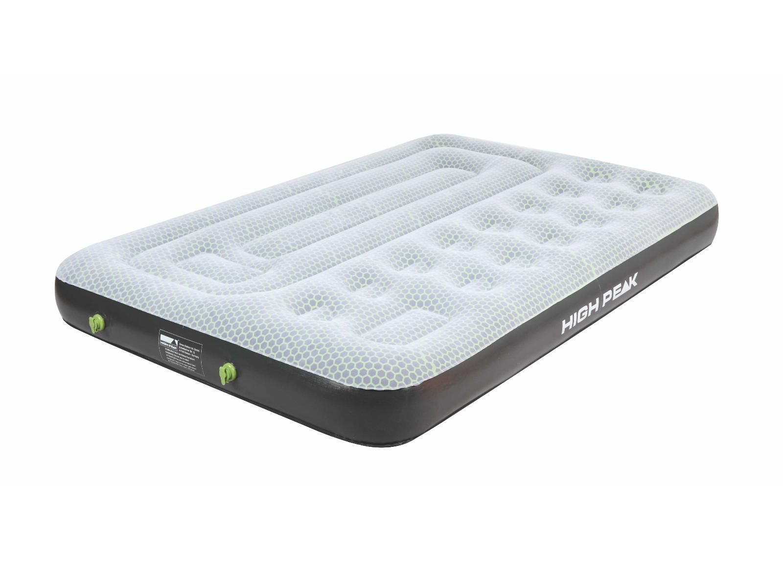 Ilmapatja Comfort Plus multi 198x137x22 cm harmaa-musta-vihreä High Peak kuvasuurennos