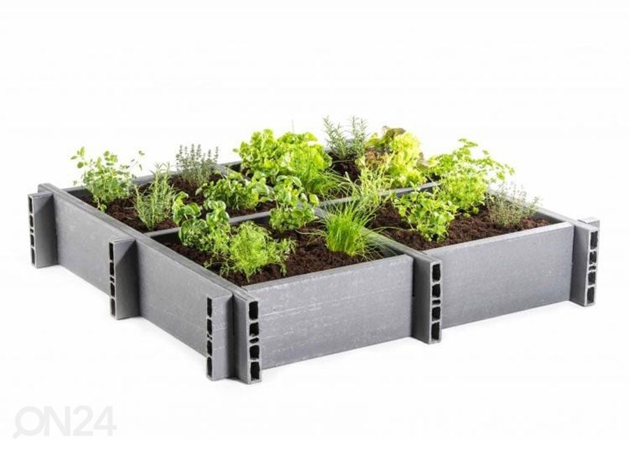 Istutuslaatikko Garden Box 120x120x22 cm kuvasuurennos