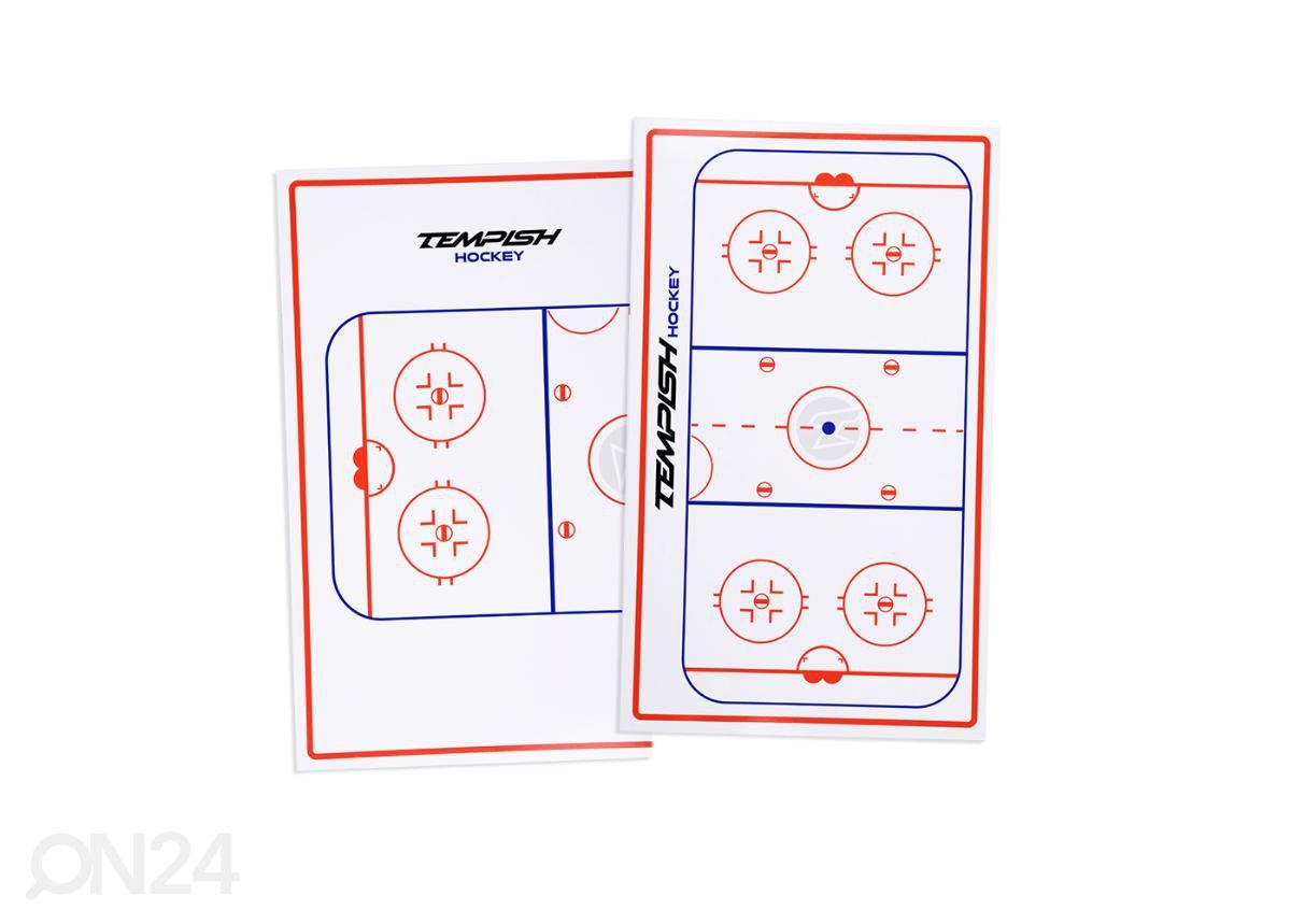 Jääkiekkovalmentajan taktiikkataulu 50 x 30 cm kuvasuurennos