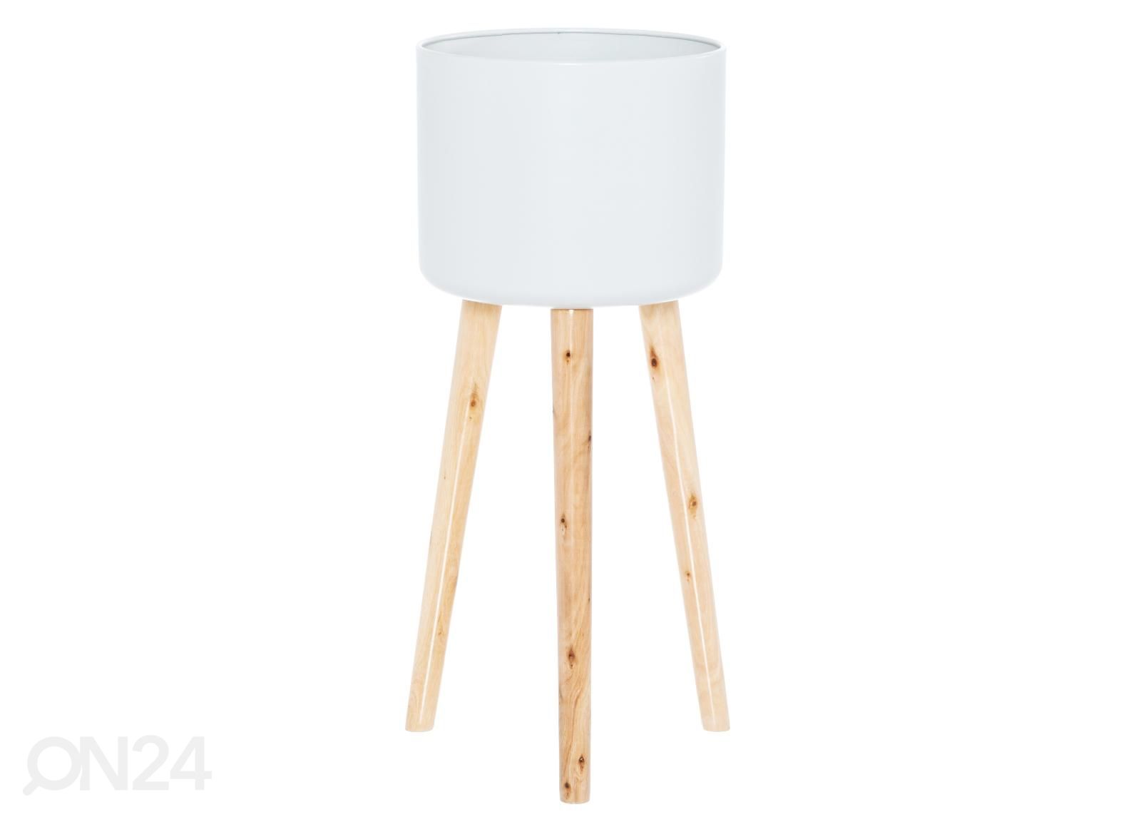 Jalallinen kukkaruukku Woody Ø 25 cm kuvasuurennos