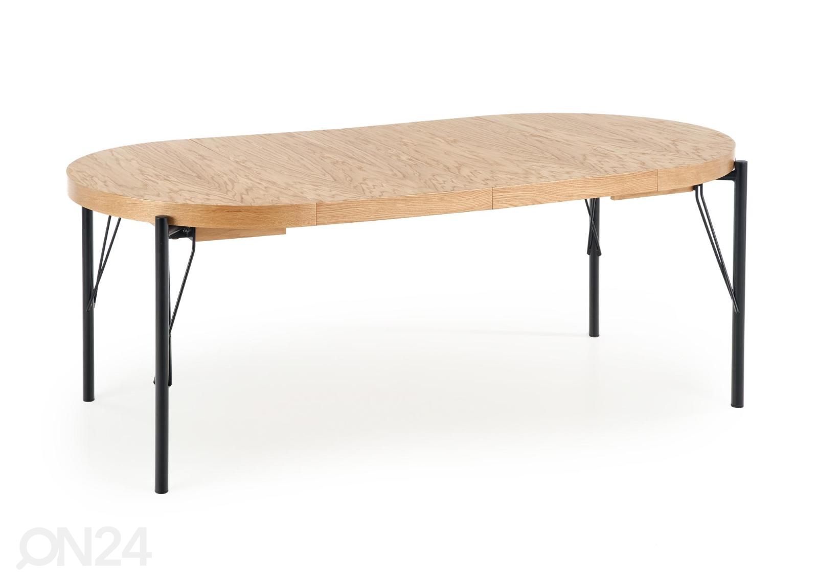 Jatkettava ruokapöytä 100/300x100 cm kuvasuurennos