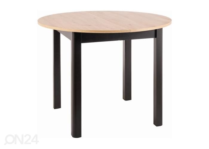 Jatkettava ruokapöytä 102-144x102 cm kuvasuurennos