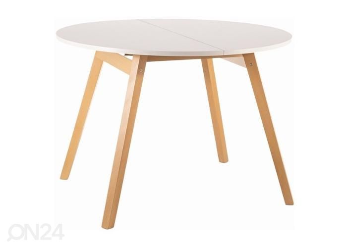 Jatkettava ruokapöytä 102-144x102 cm kuvasuurennos
