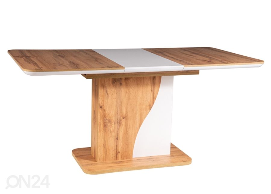 Jatkettava ruokapöytä 120-160x80 cm kuvasuurennos