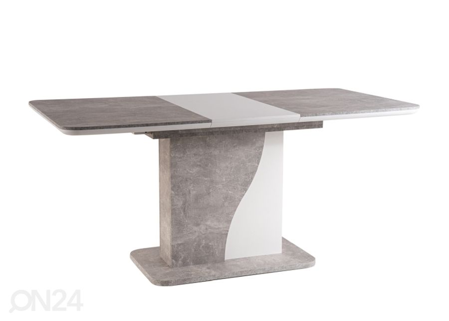 Jatkettava ruokapöytä 120-160x80 cm kuvasuurennos