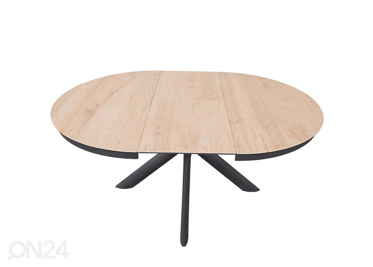 Jatkettava ruokapöytä 130x130/180 cm kuvasuurennos