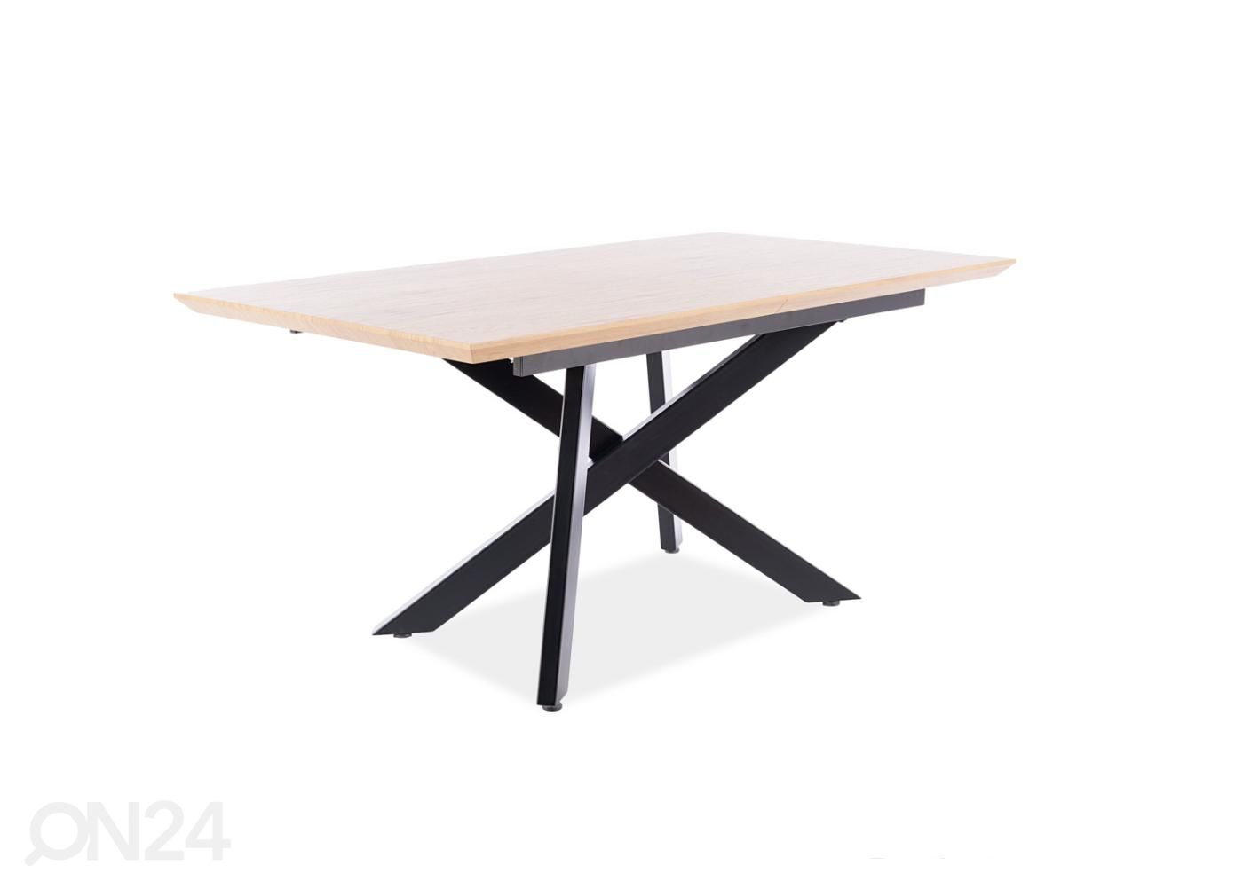 Jatkettava ruokapöytä 160-200x90 cm kuvasuurennos