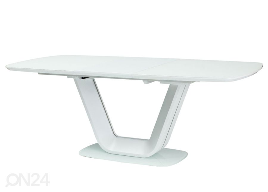 Jatkettava ruokapöytä 160-220x90 cm kuvasuurennos