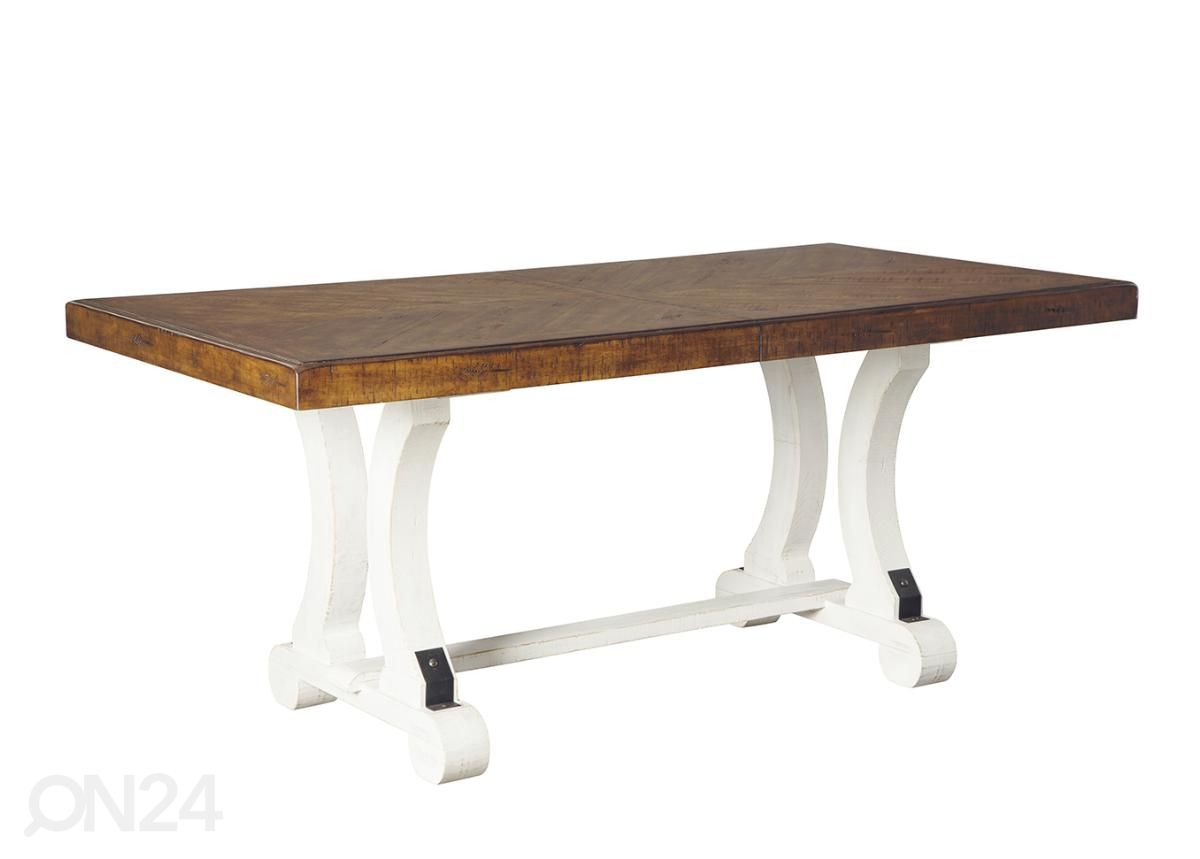 Jatkettava ruokapöytä 177/218x91 cm kuvasuurennos