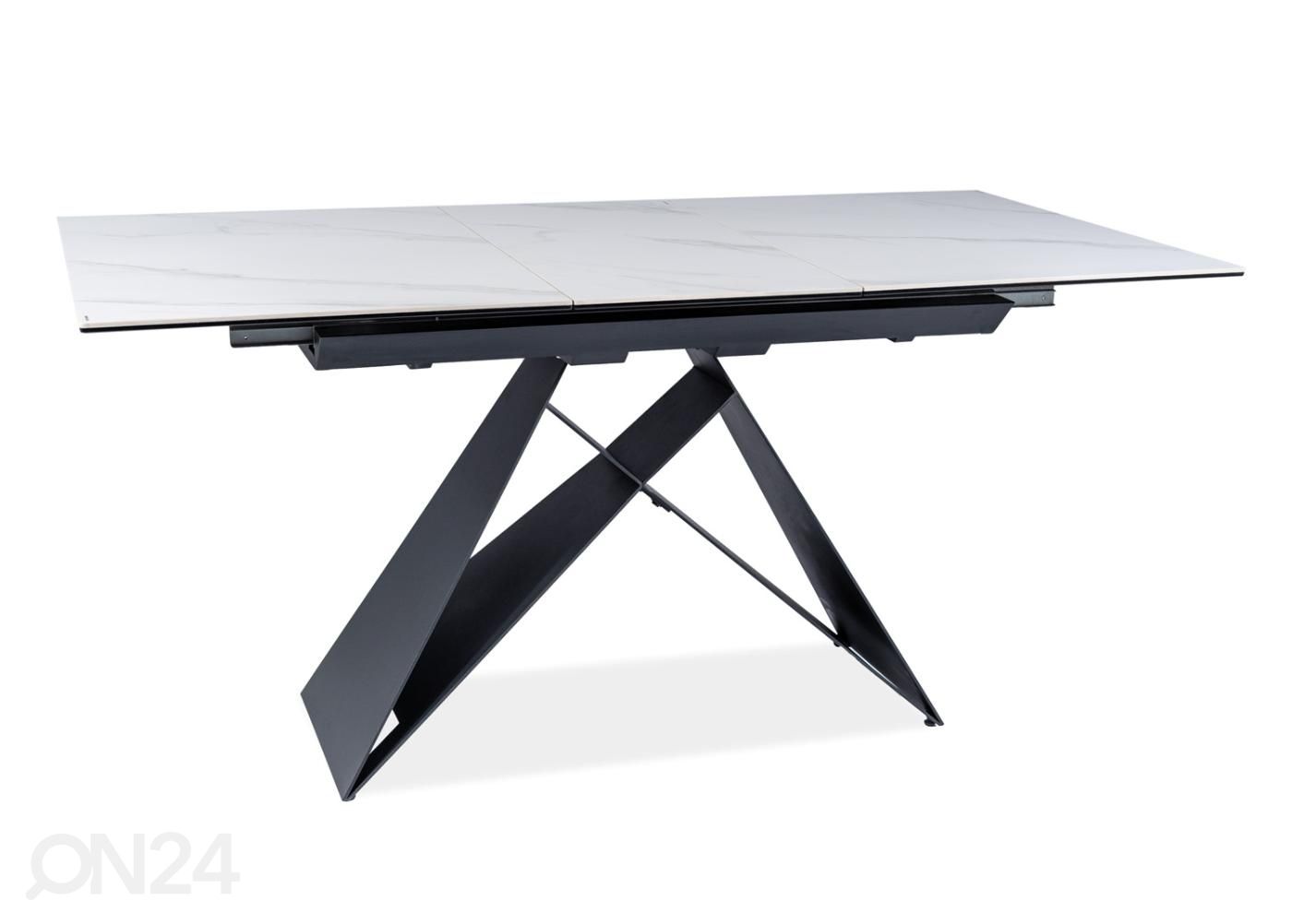 Jatkettava ruokapöytä 80x120-160 cm kuvasuurennos