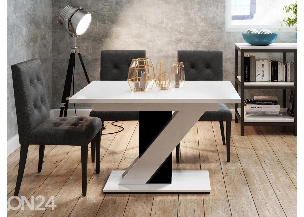 Jatkettava ruokapöytä Megan 80x120-160 cm kuvasuurennos