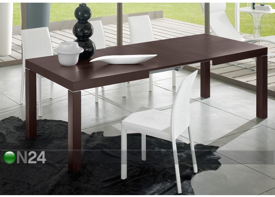 Jatkettava ruokapöytä SIRIO 90x160-320 cm kuvasuurennos