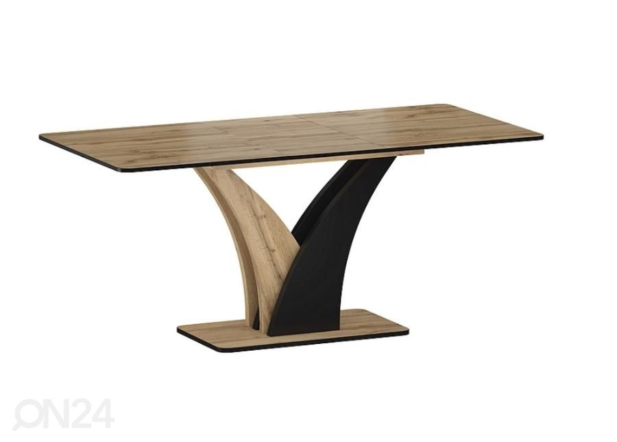 Jatkettava ruokapöytä Wind 120-160x68 cm kuvasuurennos