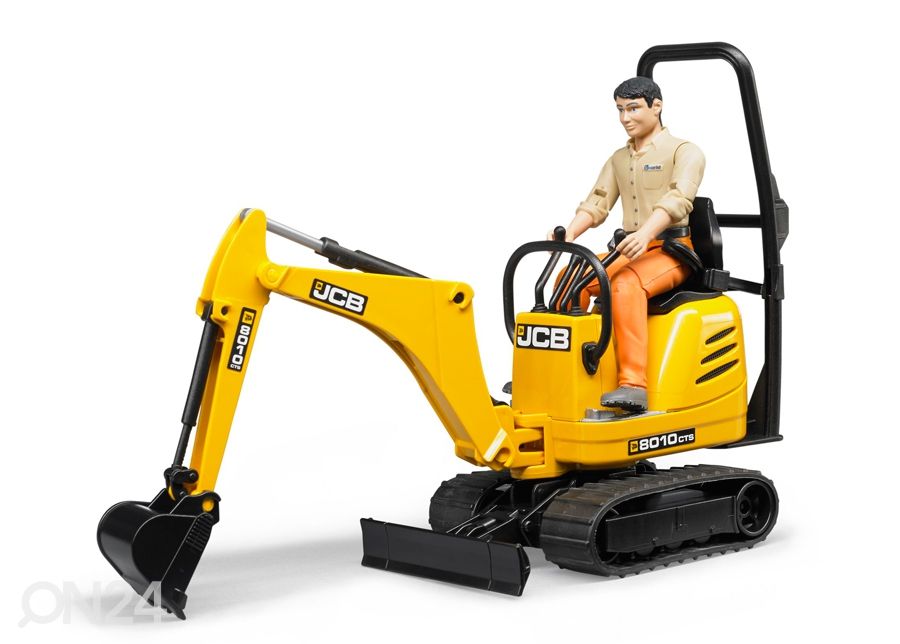 JCB mini kaivinkone 1:16 BRUDER kuvasuurennos
