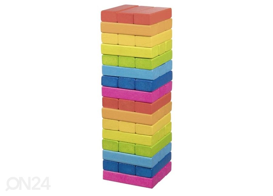 Jenga huojuva torni-peli kuvasuurennos