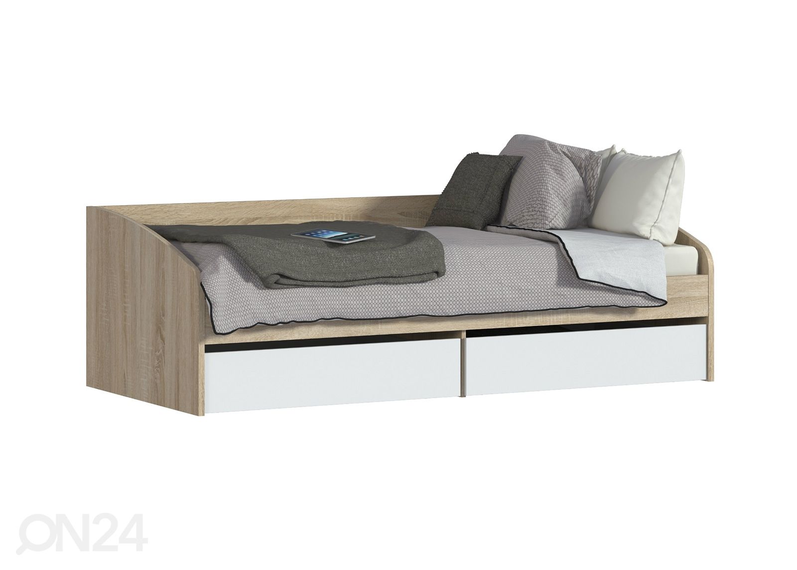 Jenkkisänky vuodevaatelaatikolla Mambo 90x200 cm kuvasuurennos
