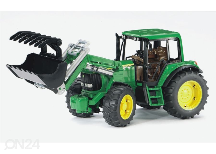 JOHN DEERE traktori kauhalla 1:16 BRUDER kuvasuurennos